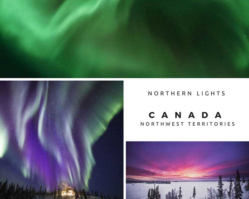 Northern Lights in Northwest Territories, Canada
